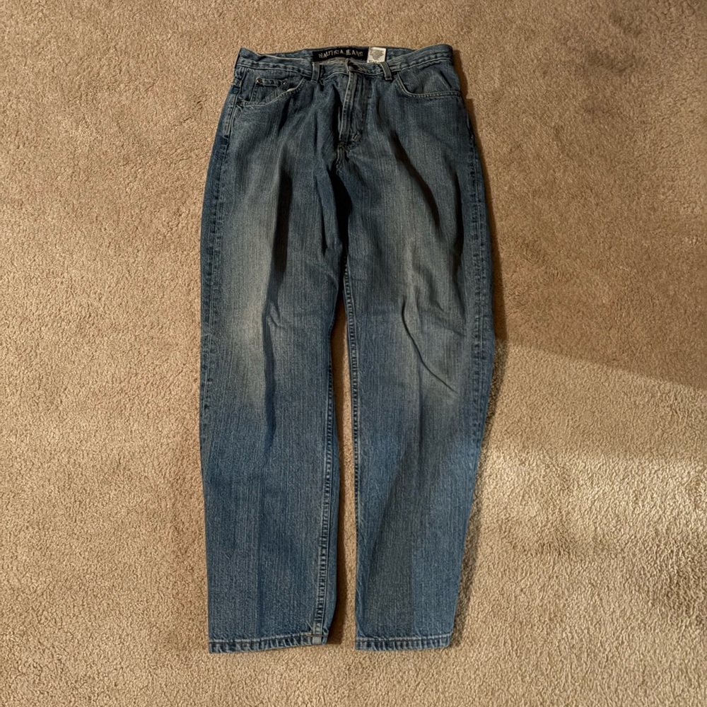 Nautica Classic Blue Denim 100% Cotton Jeans ❤️
